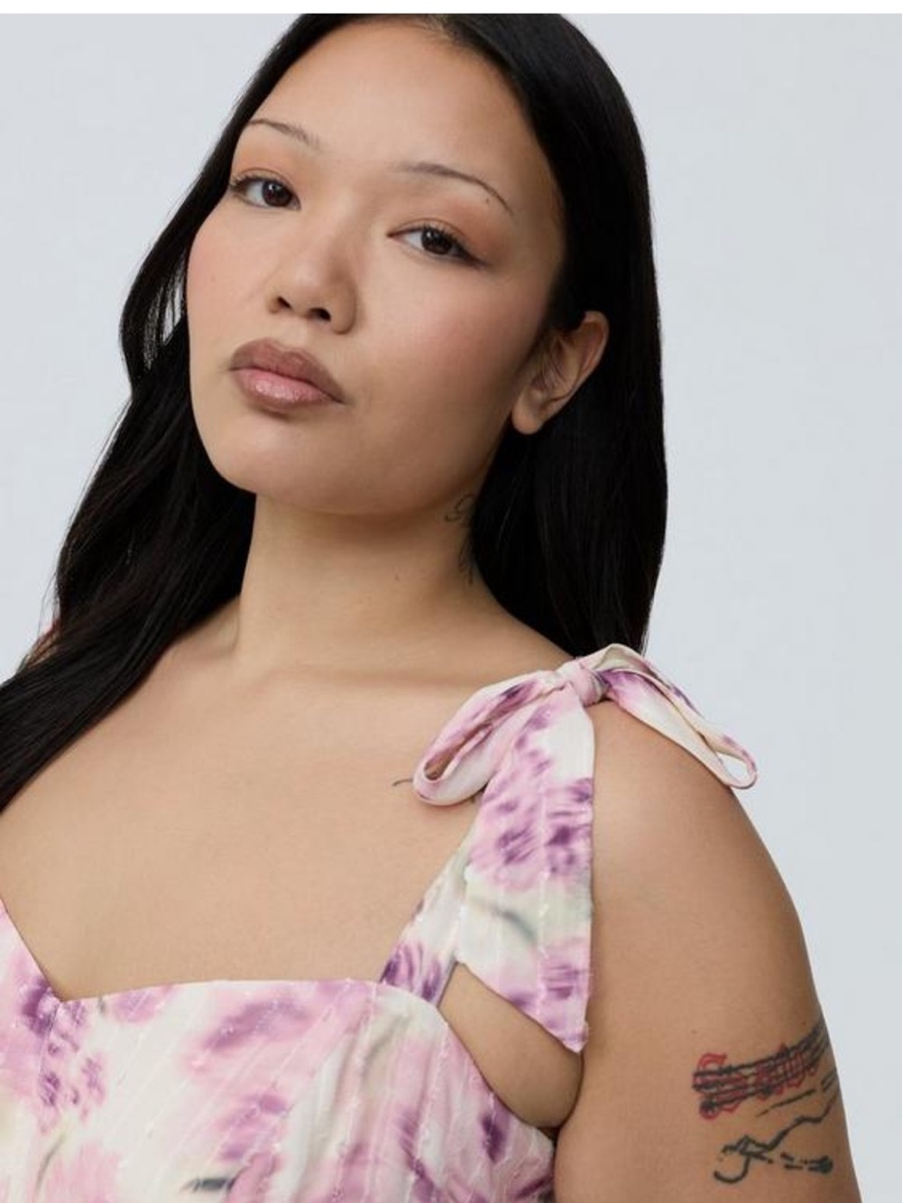 Torrid Floral Tiered Midi Dress - Women's - Picture 5 of 6